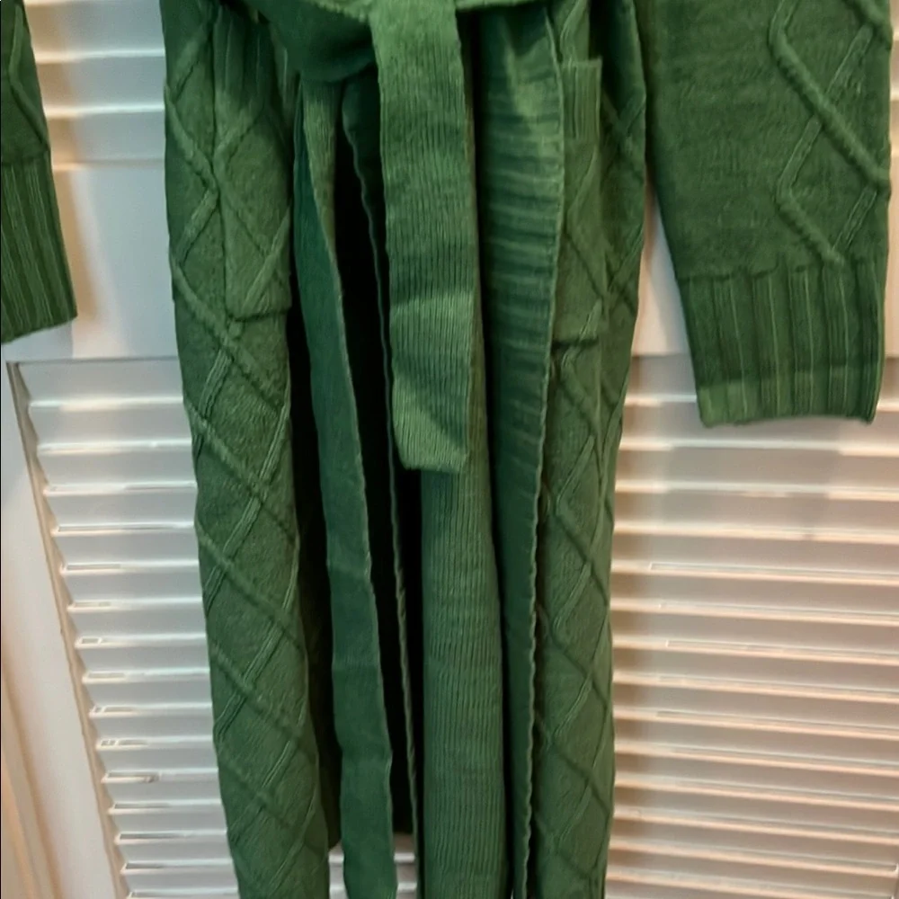 G by Giuliana Green Long Cardigan Sweater - Picture 5 of 6